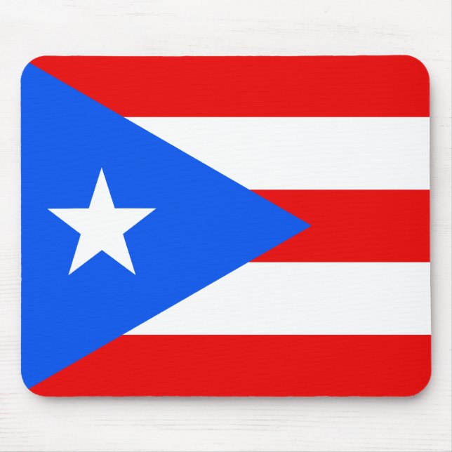 Flag of Puerto Rico Mouse Mat (Front)