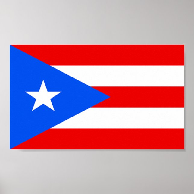 Flag of Puerto Rico Poster (Front)