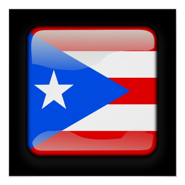 Flag of Puerto Rico Poster (Front)