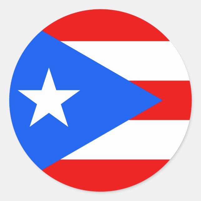 Flag of Puerto Rico Sticker (Front)