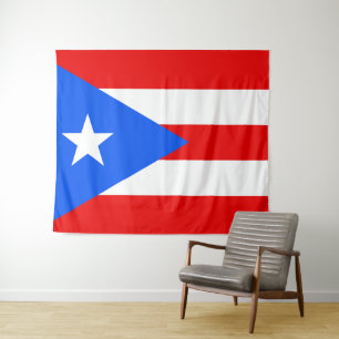 Flag of Puerto Rico Tapestry