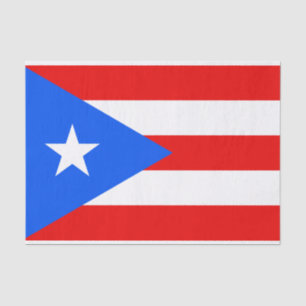 Flag of Puerto Rico Tissue Paper