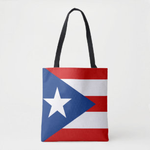 Flag of Puerto Rico Tote Bag