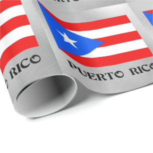 Flag of Puerto Rico Wrapping Paper