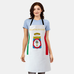 Flag of Puglia (Italy)   Apron