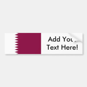 Flag of Qatar Bumper Sticker