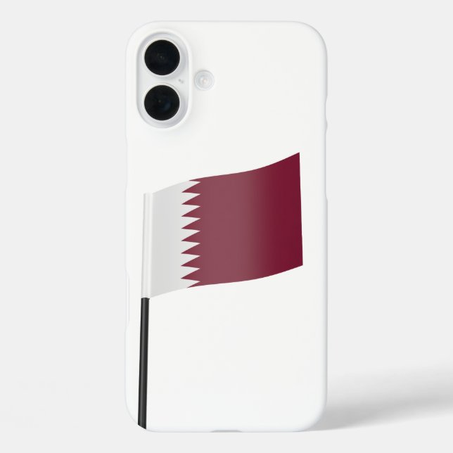 Flag of Qatar Case-Mate iPhone Case (Back)