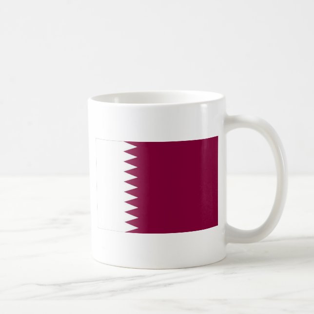 Flag of Qatar Coffee Mug (Right)