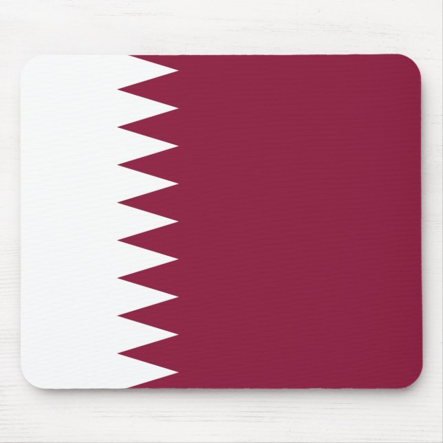 Flag of Qatar Mouse Mat (Front)