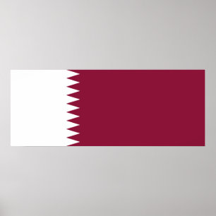 Flag of Qatar Poster