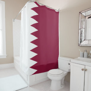 Flag of Qatar Shower Curtain