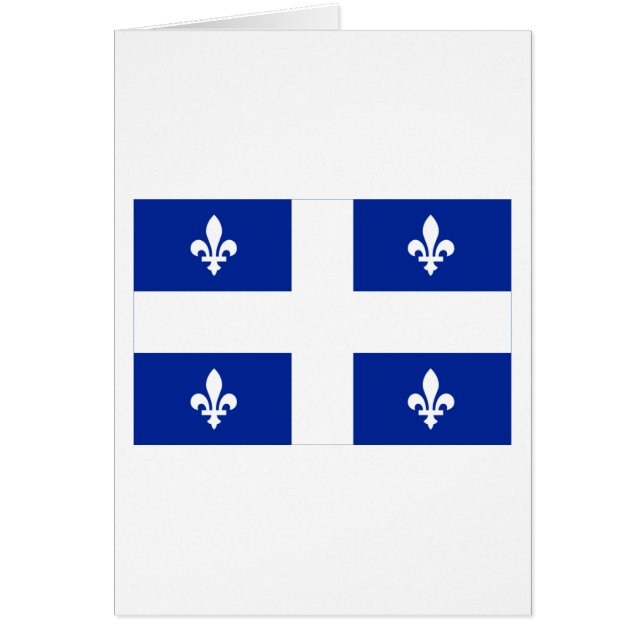 Flag of Quebec, Canada (Front)