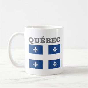 Flag of Québec, Canada Coffee Mug