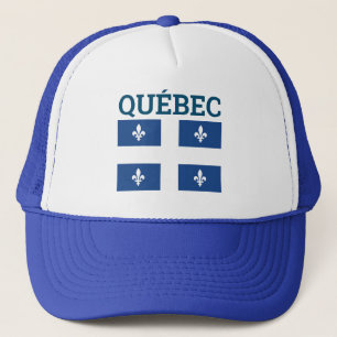 Flag of Québec, Canada Trucker Hat
