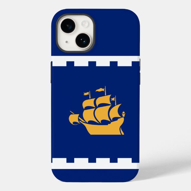 Flag of Quebec City  Case-Mate iPhone Case (Back)