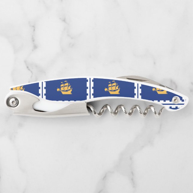 Flag of Quebec City Corkscrew (Front)