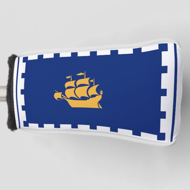 Flag of Quebec City Golf Head Cover (Front)