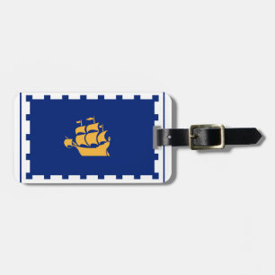 Flag of Quebec City Luggage Tag