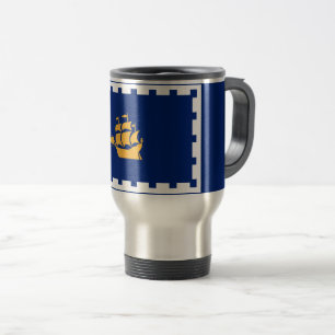 Flag of Quebec City Travel Mug