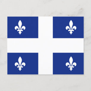 Flag of Quebec Postcard