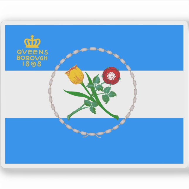Flag of Queens, New York, USA (Front)