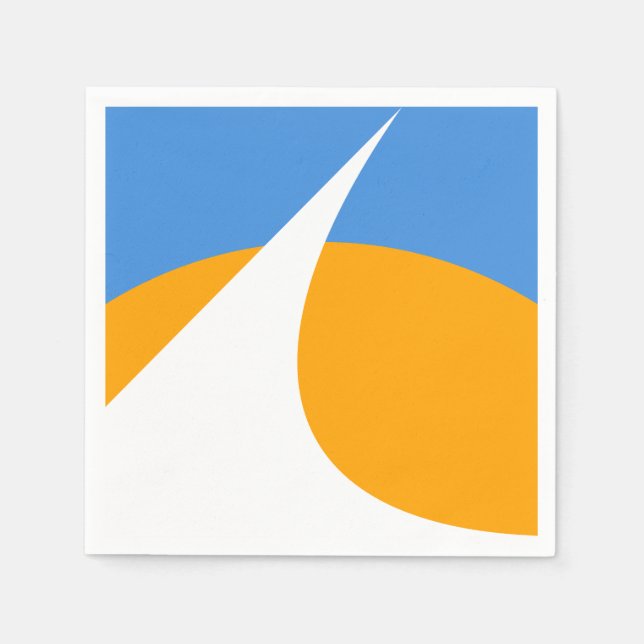 Flag of Redding, California Napkin (Front)