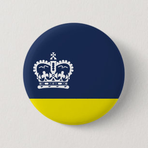 Flag of Regina, Saskatchewan Button