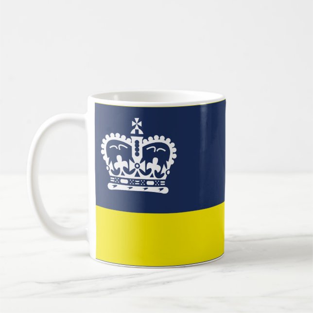 Flag of Regina, Saskatchewan Coffee Mug (Left)