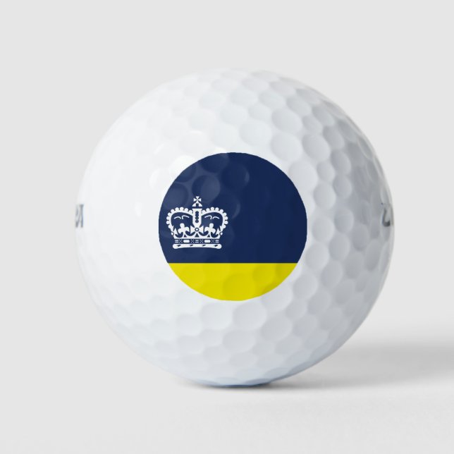 Flag of Regina, Saskatchewan Golf Balls (Front)