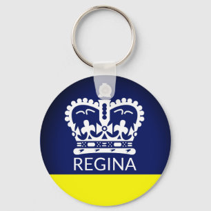 Flag of Regina, Saskatchewan Key Ring