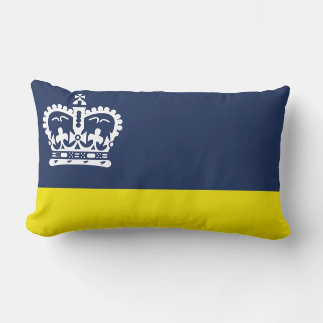 Flag of Regina, Saskatchewan Lumbar Pillow (Front)