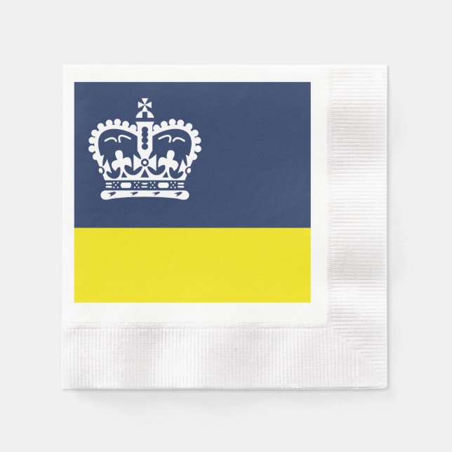 Flag of Regina, Saskatchewan Napkins (Front)