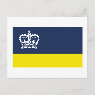Flag of Regina, Saskatchewan Postcard