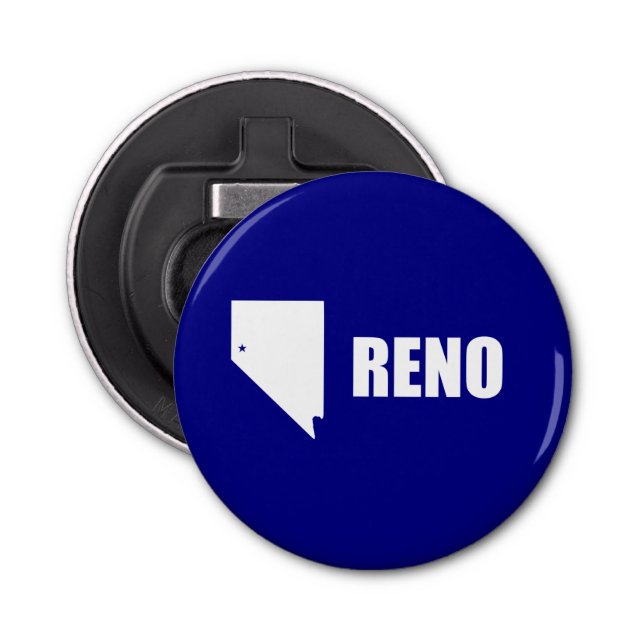 Flag of Reno, Nevada Bottle Opener (Front)