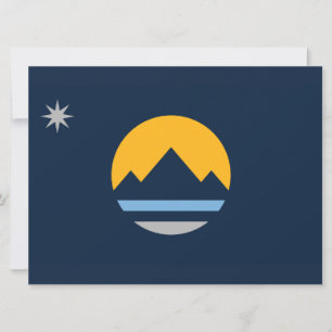 Flag of Reno (Nevada City) Card