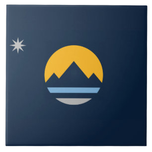 Flag of Reno (Nevada City) Tile