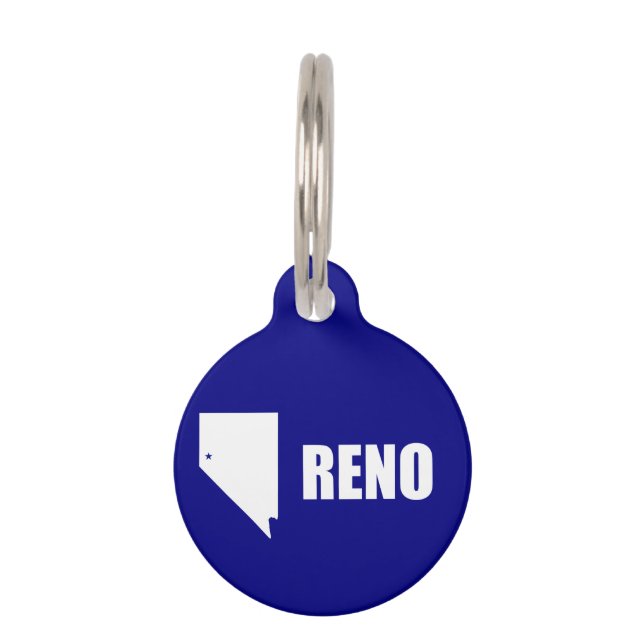 Flag of Reno, Nevada Pet ID Tag (Front)