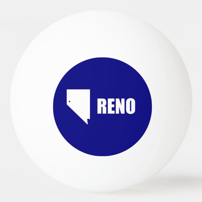 Flag of Reno, Nevada Ping Pong Ball (Front)