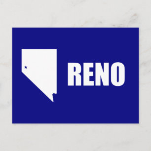 Flag of Reno, Nevada Postcard