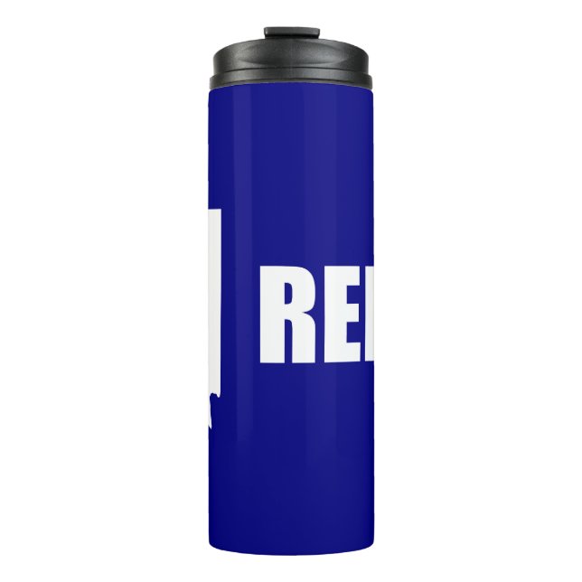 Flag of Reno, Nevada Thermal Tumbler (Front)