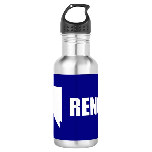 Flag of Reno, Nevada Water Bottle (Front)