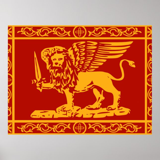 Flag of Republic of Venice Poster (Front)