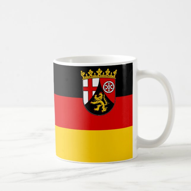 Flag of Rhineland-Palatinate Coffee Mug (Right)
