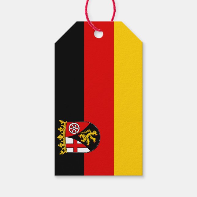 Flag of Rhineland-Palatinate Gift Tags (Front)