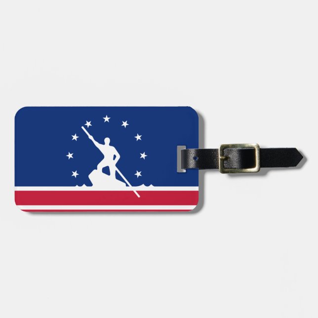 Flag of Richmond, Virginia Luggage Tag (Front Horizontal)