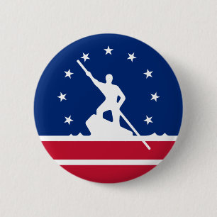 Flag of Richmond, Virginia Pinback Button