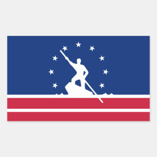 Flag of Richmond, Virginia Rectangular Sticker