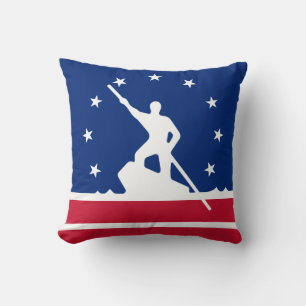 Flag of Richmond, Virginia Throw Pillow