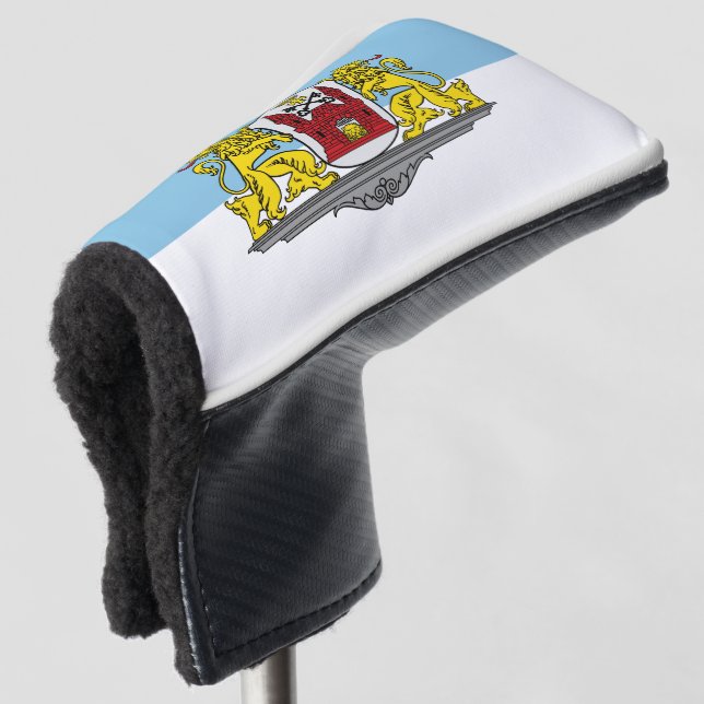 Flag of Riga, Latvia Golf Head Cover (3/4 Front)