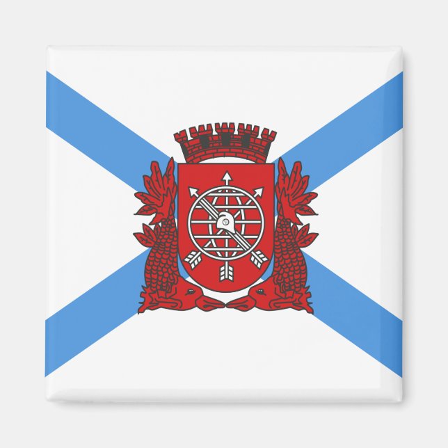 Flag of Rio de Janeiro (Brazil) Magnet (Front)